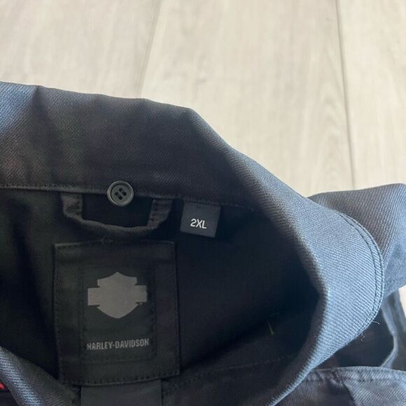 Hardy Davidson men’s demin vest size 2XL - Picture 7 of 8